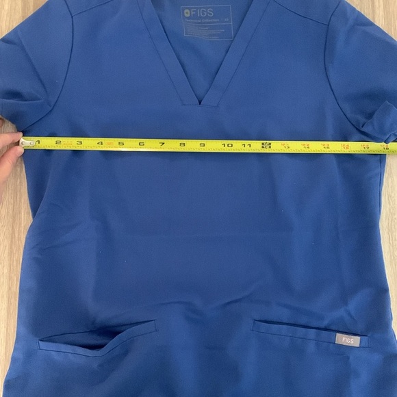 Figs Scrubs Casma Short Sleeve Top XS Blue - Picture 4 of 4